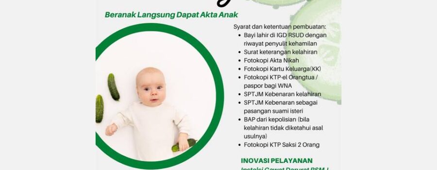 KAN ADE PELAYANAN BARU, DE TUNGGU YE…