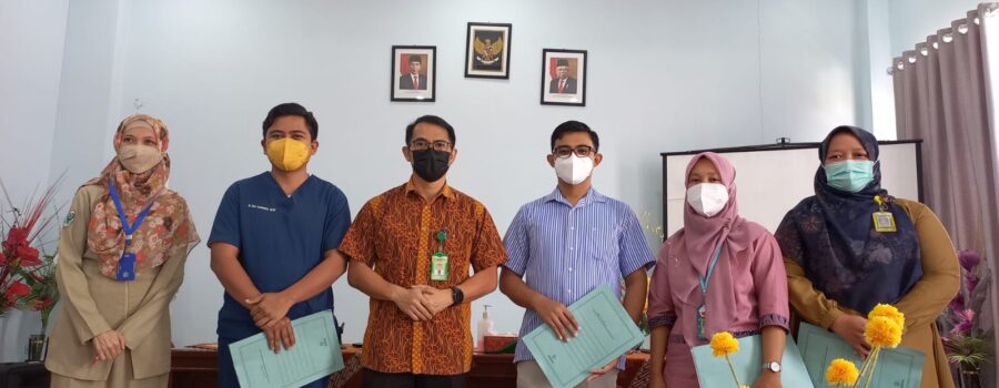 Pelantikan Komite Medik RSUD dr.H. Marsidi Judono Kabupaten Belitung.