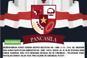 Libur Hari Nasional dan Cuti Bersama Hari Lahir Pancasila