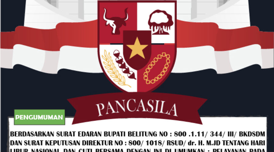 Libur Hari Nasional dan Cuti Bersama Hari Lahir Pancasila