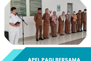 Apel Pagi bersama Wakil Bupati